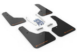 Rally Armor MF52-UR-BLK/OR FITS: 19-21 Subaru Forester Black UR Mud Flap w/ Orange Logo Mud Flaps