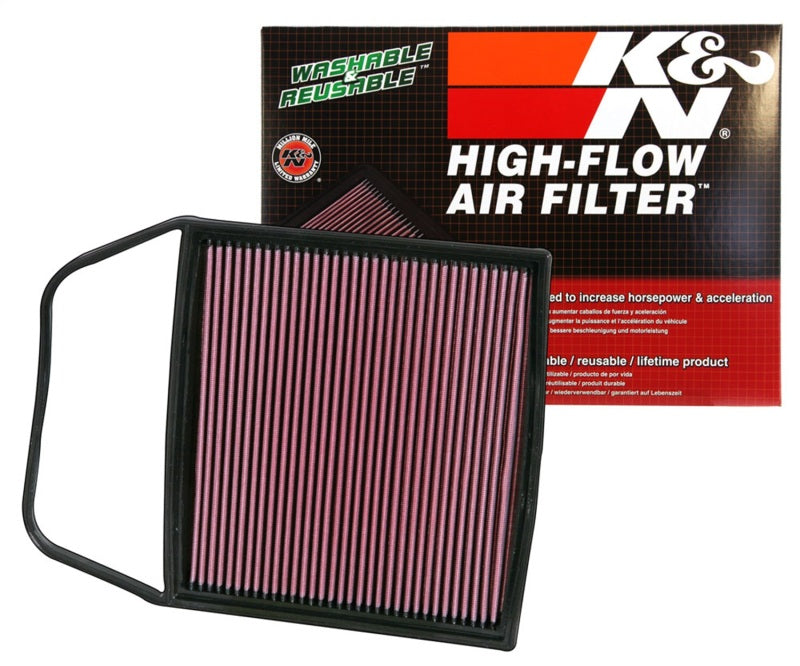 K&N Engineering 33-2367 FITS:K&N 06-09 BMW 135/335/535 Drop In Air Filter Air Filters Drop In