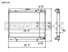 Load image into Gallery viewer, Koyo HH023194 FITS: 00-02 Nissan Skyline GTR 2.6L Turbo Racing Radiator Radiators