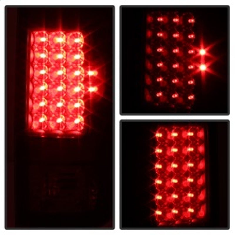 SPYDER 9027642 FITS:xTune Ford F250/350/450/550 Super Duty 99-07 LED Tail Lights Black Smoke ALT-JH-FF15097-LED-BKSM Tail Lights