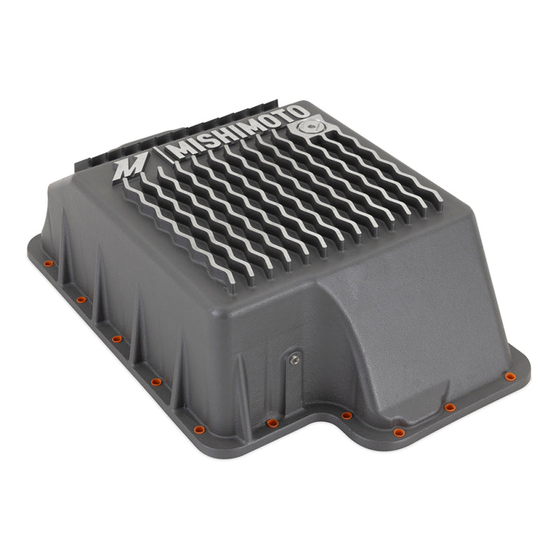 Mishimoto MMTP-F2D-89 FITS: Transmission Pans FITS: 89-10 Powerstroke E4OD 4R100 5R110 Trans Pan Cast GR Transmission Pans