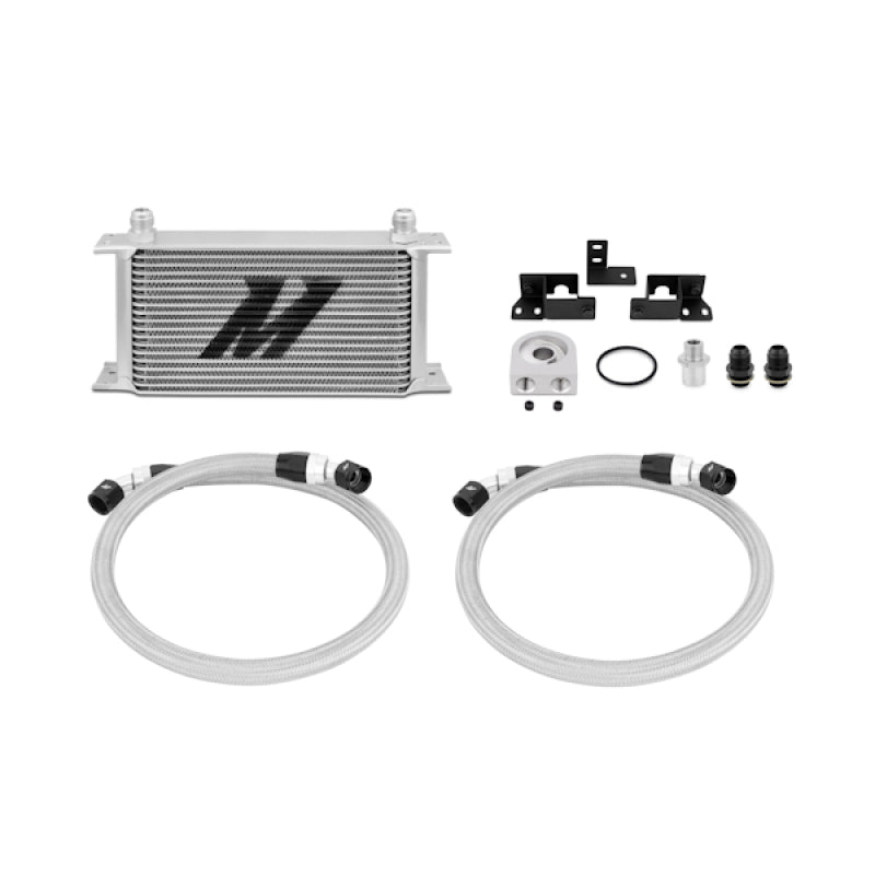 Mishimoto MMOC-WRA-07 FITS: 07-11 Jeep Wrangler JK Oil Cooler Kit Silver Oil Coolers
