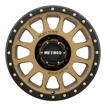 Load image into Gallery viewer, Method Wheels MR30578580900 FITS:Method MR305 NV 17x8.5 0mm Offset 8x6.5 130.81mm CB Method Bronze/Black Street Loc Wheel Wheels Cast