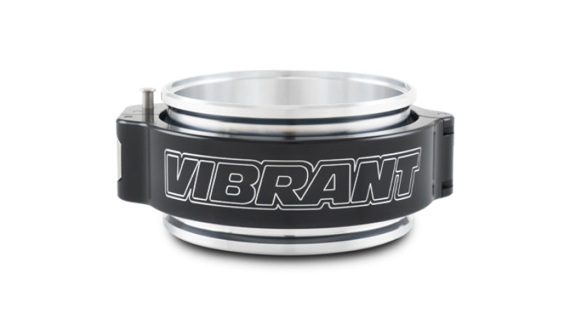 Vibrant 32517 FITS: 3.5in O.D. Aluminized HD 2.0 Clamp Assembly Anodized Black Clamps