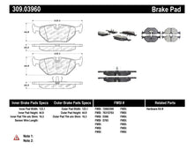 Load image into Gallery viewer, Stoptech 309.03960 FITS:StopTech Performance 87-99 BMW M3 / 89-93 M5 / 98-02 Z3 Rear Street Performance Brake Pads Brake Pads Performance