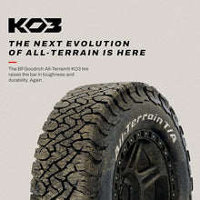Load image into Gallery viewer, BFGoodrich 68284 FITS: All Terrain T/A KO3 LT315/70R17 128S Automotive/UTV Tires On Road