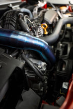 Load image into Gallery viewer, Torque Solution TS-SU-812BU FITS: 2022+ Subaru WRX / 19-23 Subaru Ascent Titanium Top Mount Charge Pipe Burnt Blue Air Intake Components