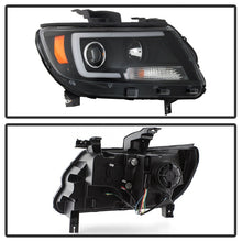 Load image into Gallery viewer, SPYDER 5085283 FITS: 15-17 Chevy Colorado Projector Headlights Light Bar LED Black (PRO-YD-CCO15-LBDRL-BK) Headlights