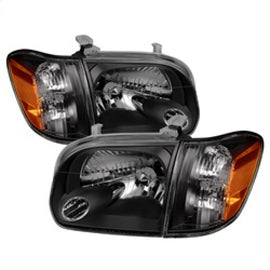 SPYDER 9034336 FITS:xTune Toyota Tundra Double Cab 05-06 OEM Style Headlights & Corner Lights Black HD-JH-TTUN05-AM-BK Headlights