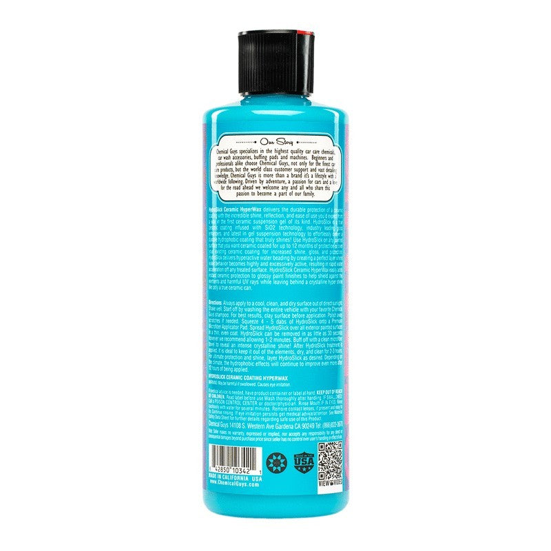 Chemical Guys WAC22916 FITS: HydroSlick SiO2 Ceramic Wax 16oz Car Waxes