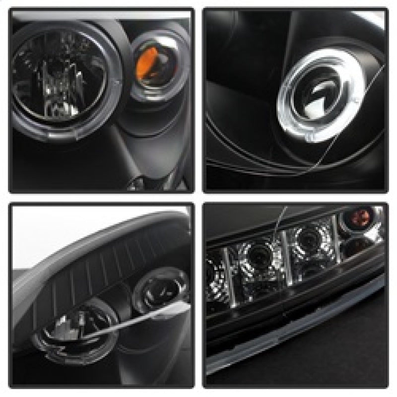 SPYDER 5010001 FITS: Dodge Ram 1500 06-08/Ram 2500 06-09 Projector Headlights LED Halo LED Blk PRO-YD-DR06-HL-BK Headlights