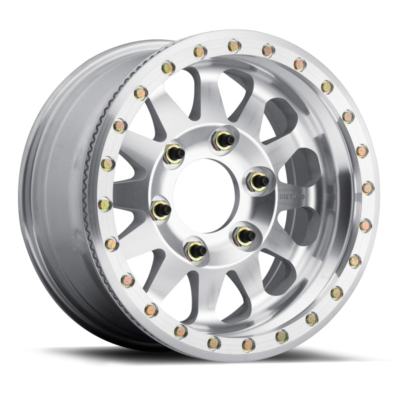 Method Wheels MR10179060312B FITS:Method MR101 Beadlock 17x9 -12mm Offset 6x5.5 108mm CB Raw Machined w/BH-H24125 Wheel Wheels Cast