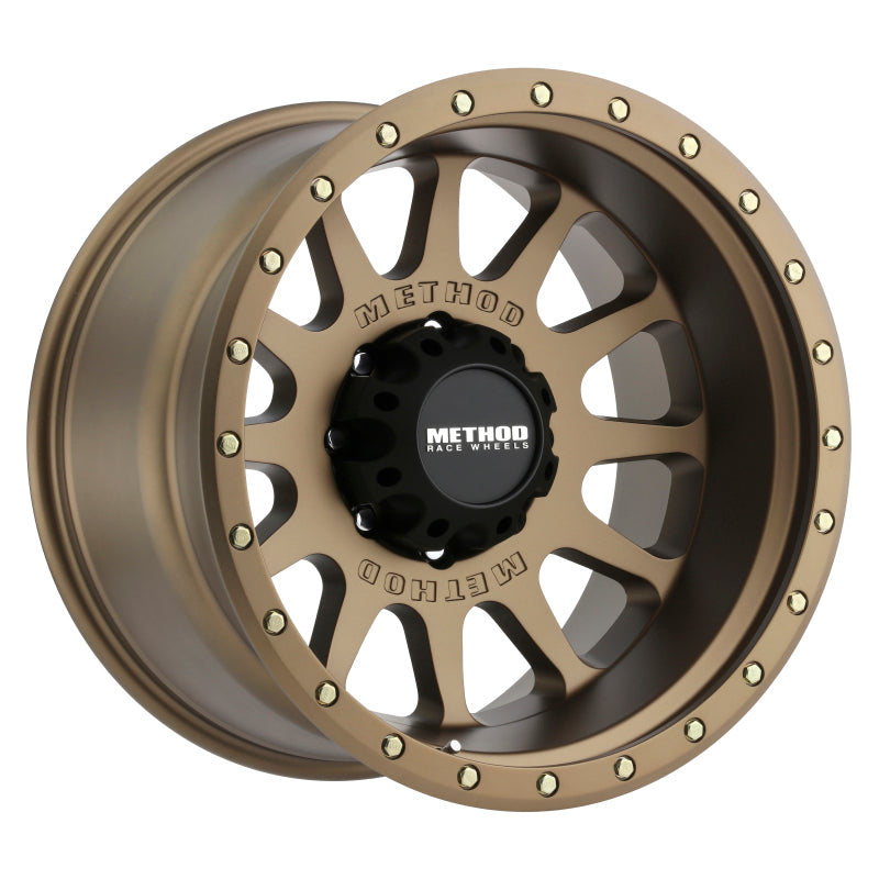 Method Wheels MR60521280952N FITS:Method MR605 NV 20x12 -52mm Offset 8x6.5 121.3mm CB Method Bronze Wheel Wheels Cast