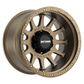 Method Wheels MR60521080924N FITS:Method MR605 NV 20x10 -24mm Offset 8x6.5 121.3mm CB Method Bronze Wheel Wheels Cast