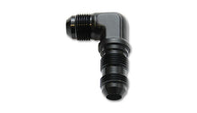 Load image into Gallery viewer, Vibrant 10613 FITS: -12AN Bulkhead Adapter 90 Degree Elbow Fitting Anodized Black Only Fittings