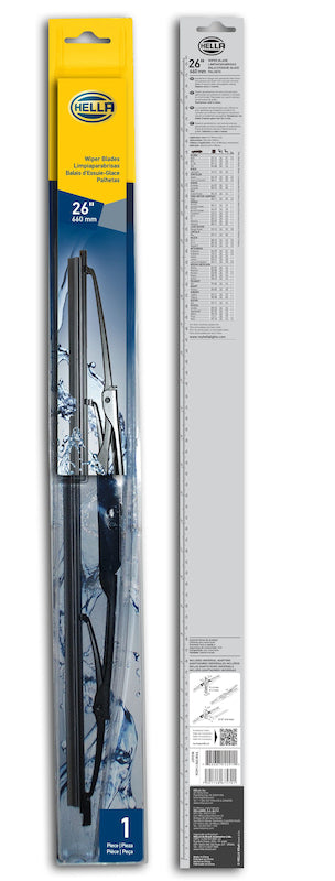 Hella LA9XW398114026 FITS: Standard Wiper Blade 26in Single Exterior Trim