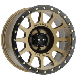 Method Wheels MR30589060900 FITS:Method MR305 NV 18x9 0mm Offset 6x5.5 108mm CB Method Bronze/Black Street Loc Wheel Wheels Cast