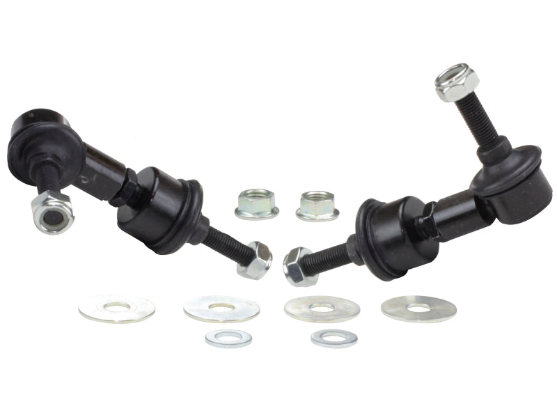Whiteline KLC157 FITS: 5/05+ Ford Focus / 04+ Mazda 3 BK Rear Swaybar Link Kit H/Duty Adj Steel Ball Sway Bar Endlinks