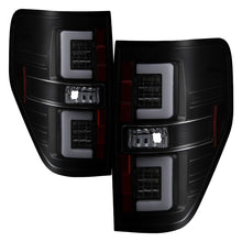 Load image into Gallery viewer, SPYDER 5084217 FITS: 09-14 Ford F150 V2 Light Bar LED Tail Lights Blk Smoke (ALT-YD-FF15009V2-LBLED-BSM) Tail Lights