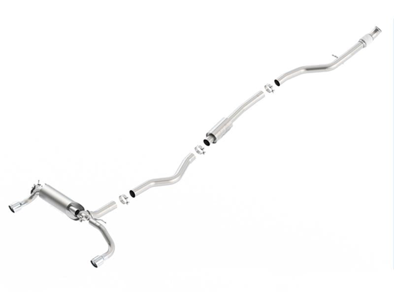 Borla 140580 FITS: 13-16 BMW 335i / 435i Atak Cat back SS 3.0in, 2.25in 3.5in Tip Single Rolled Catback