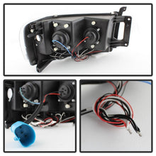 Load image into Gallery viewer, SPYDER 5009975 FITS: Dodge Ram 1500 02-05/Ram 2500 03-05 Projector Headlights LED Halo LED Blk PRO-YD-DR02-HL-BK Headlights