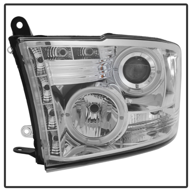 SPYDER 5010049 FITS: Dodge Ram 1500 09-14 10-14 Projector Headlights Halogen- LED Halo LED Chrm PRO-YD-DR09-HL-C Headlights