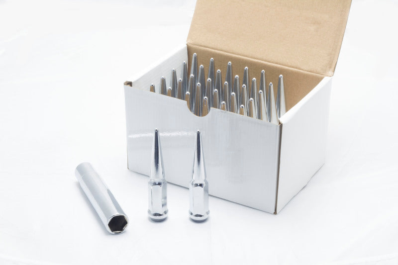 Wheel Mate 35422P FITS: Spiked Lug Nuts Set of 32 Chrome 14x1.50 Lug Nuts
