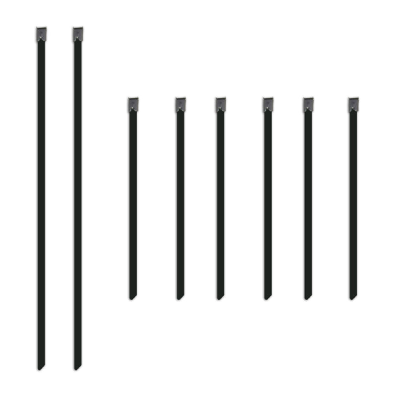 Mishimoto MMTW-TIES FITS: Exhaust Wrap FITS: Set of Six 6in & Two 14in Stainless Steel Locking Ties Exhaust Wrap