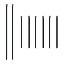Load image into Gallery viewer, Mishimoto MMTW-TIES FITS: Exhaust Wrap FITS: Set of Six 6in &amp; Two 14in Stainless Steel Locking Ties Exhaust Wrap
