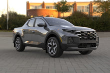 Load image into Gallery viewer, Rally Armor MF78-UR-BLK-GRY FITS: 22-25 Hyundai Santa Cruz Black Mud Flap w/Grey Logo Mud Flaps