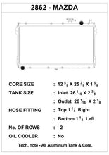Load image into Gallery viewer, CSF 2862 FITS: 89-97 Mazda Miata Radiator Radiators