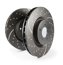 Load image into Gallery viewer, EBC GD2150 FITS: 2017+ Audi Q7 2.0T GD Sport Front Rotors Brake Rotors Slot &amp; Drilled