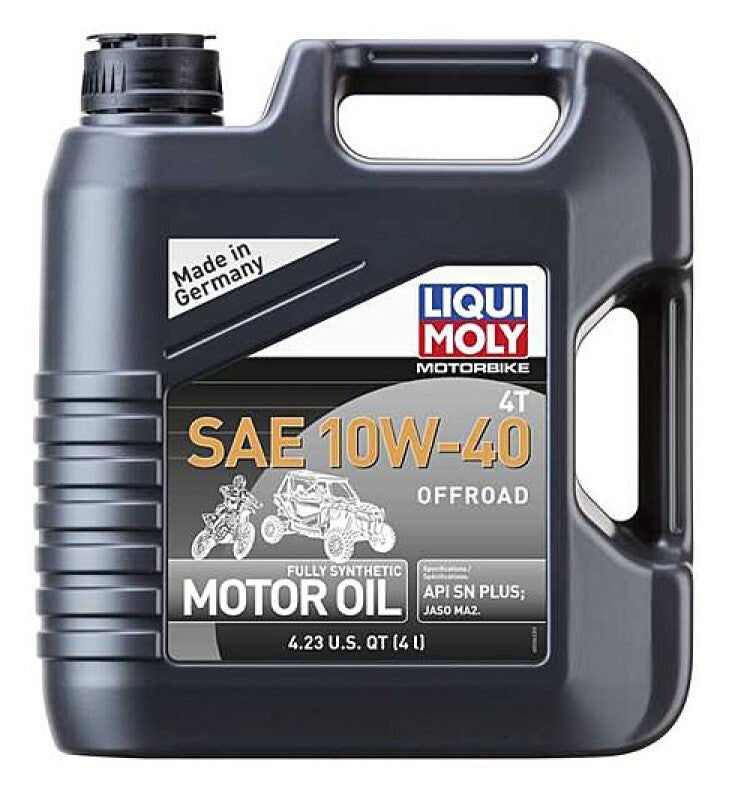 LIQUI MOLY 20084 FITS: 4L Motorbike 4T 10W40 Offroad Motor Oils