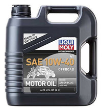 Load image into Gallery viewer, LIQUI MOLY 20084 FITS: 4L Motorbike 4T 10W40 Offroad Motor Oils