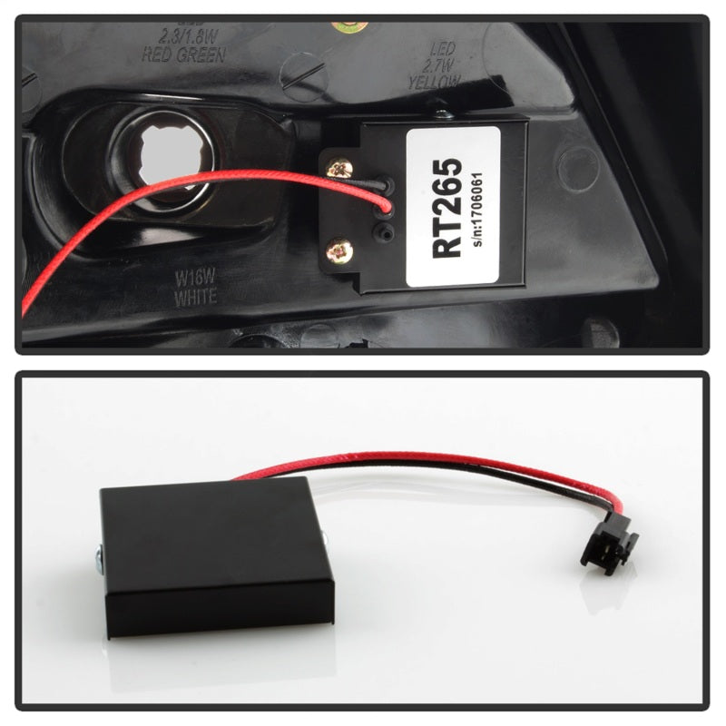SPYDER 5085146 FITS: 12-14 Ford Focus 5DR LED Tail Lights Black Smoke (ALT-YD-FF12-LED-BSM) Tail Lights