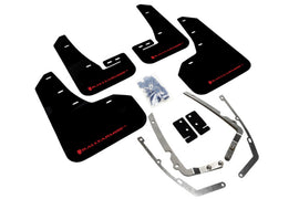 Rally Armor MF37-UR-BLK/RD FITS: 15-21 MKVII VW Golf/GTI Black UR Mud Flap w/Red Logo Mud Flaps