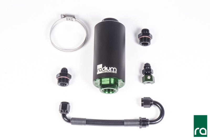 Radium Engineering 20-0347-03 FITS: Porsche 996/997.1 AWD Fuel Filter Kit w/ 10 Micron Stainless Filter Fuel Filters