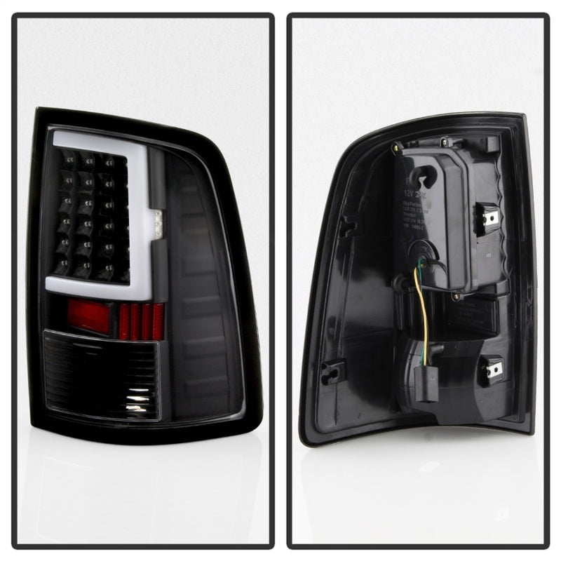 SPYDER 9041013 FITS:xTune 13-18 Dodge Ram 1500 LED Tail Lights Black (ALT-ON-DRAM13V2-LBLED-BK) Tail Lights