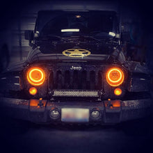Load image into Gallery viewer, ORACLE Lighting 5769-335 FITS:Oracle 7in High Powered LED Headlights Black Bezel ColorSHIFT BC1 Headlights