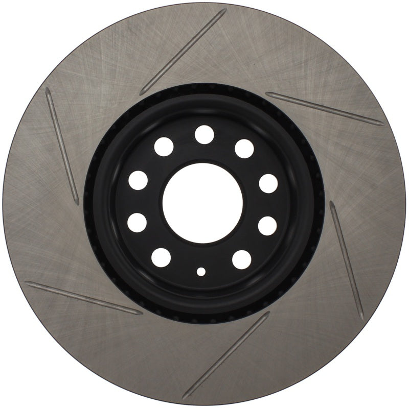 Stoptech 126.33098SL FITS:StopTech Power Slot 06-10 Audi A3 / 08-10 TT / 06-09 VW GTI Mlk V/Passat Left Front Slotted Rotor Brake Rotors Slotted