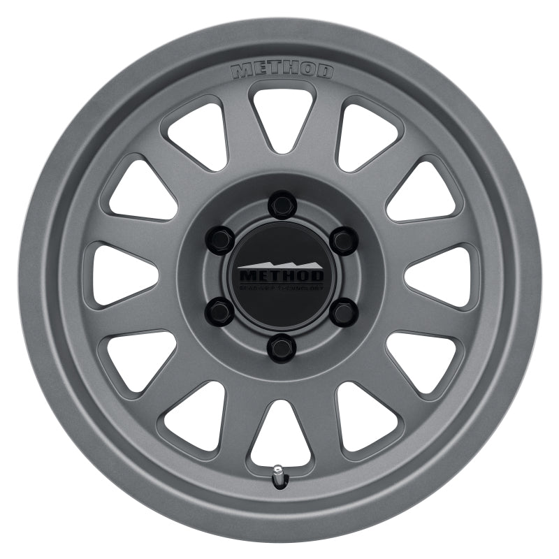 Method Wheels MR70478587800 FITS:Method MR704 17x8.5 0mm Offset 8x170 130.81mm CB Matte Titanium Wheel Wheels Cast