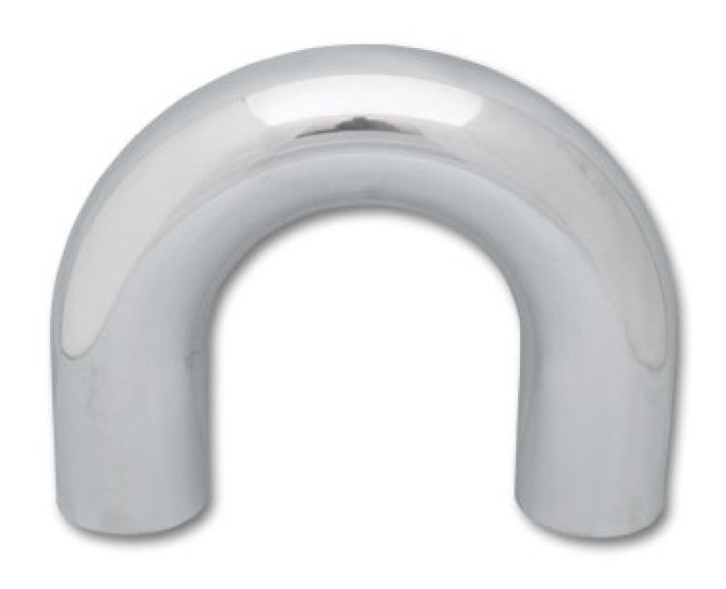 Vibrant 2870 FITS: 3.5in O.D. Universal Aluminum Tubing (180 degree Bend) Polished Aluminum Tubing