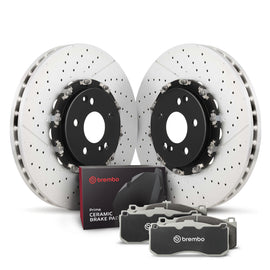 Brembo OE KT00C24 FITS: Front Disc Brake Kit Brake Rotors OE