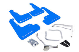 Rally Armor MF32-UR-BL/WH FITS: 15-21 Subaru WRX/STI Blue UR Mud Flap w/White Logo Mud Flaps