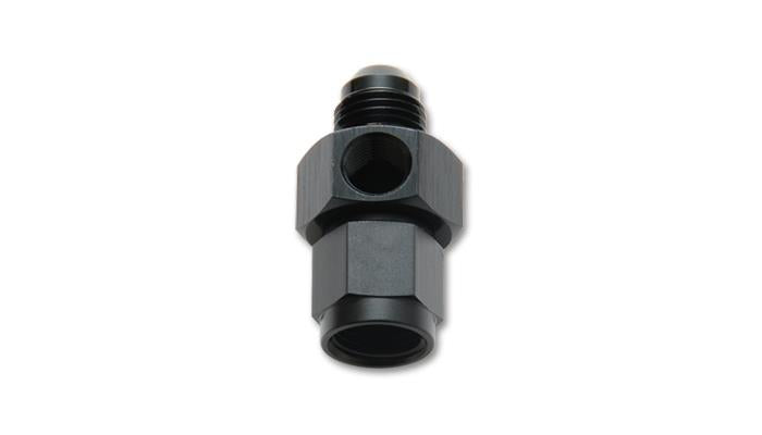 Vibrant 16486 FITS: -6AN Male to -6AN Female Union Adapter Fitting w/ 1/8in NPT Port Fittings