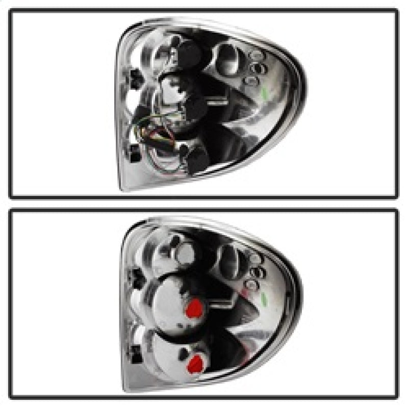 SPYDER 5002211 FITS: Dodge Caravan/Grand Caravan 01-07 Euro Style Tail Lights Black ALT-YD-DC01-BK Tail Lights