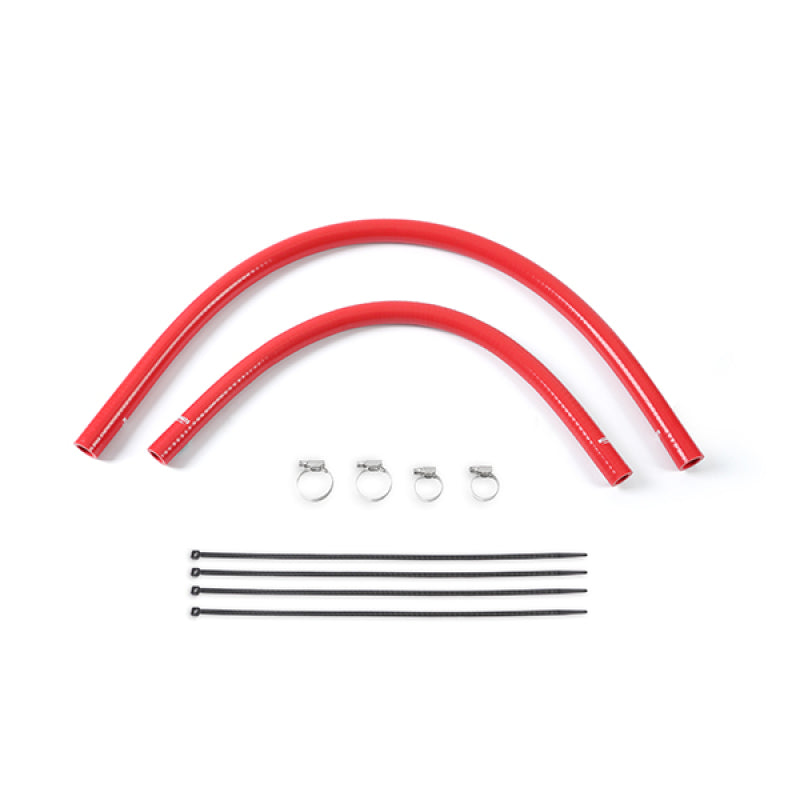 Mishimoto MMHOSE-XJ6-92HHRD FITS: Hoses FITS: 91-01 Jeep Cherokee XJ 4.0L Silicone Heater Hose Kit Red Hoses