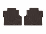 WeatherTech 25-26 Lincoln Navigator 2nd Row Rear All-Weather Floor Mats - Cocoa