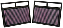 Load image into Gallery viewer, K&amp;N Engineering 33-2412 FITS:K&amp;N Replacement Air Filter MERCEDES-BENZ CL600 5.5L-V12; 2003 (2 PER BOX) Air Filters Drop In