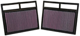 K&N Engineering 33-2412 FITS:K&N Replacement Air Filter MERCEDES-BENZ CL600 5.5L-V12; 2003 (2 PER BOX) Air Filters Drop In